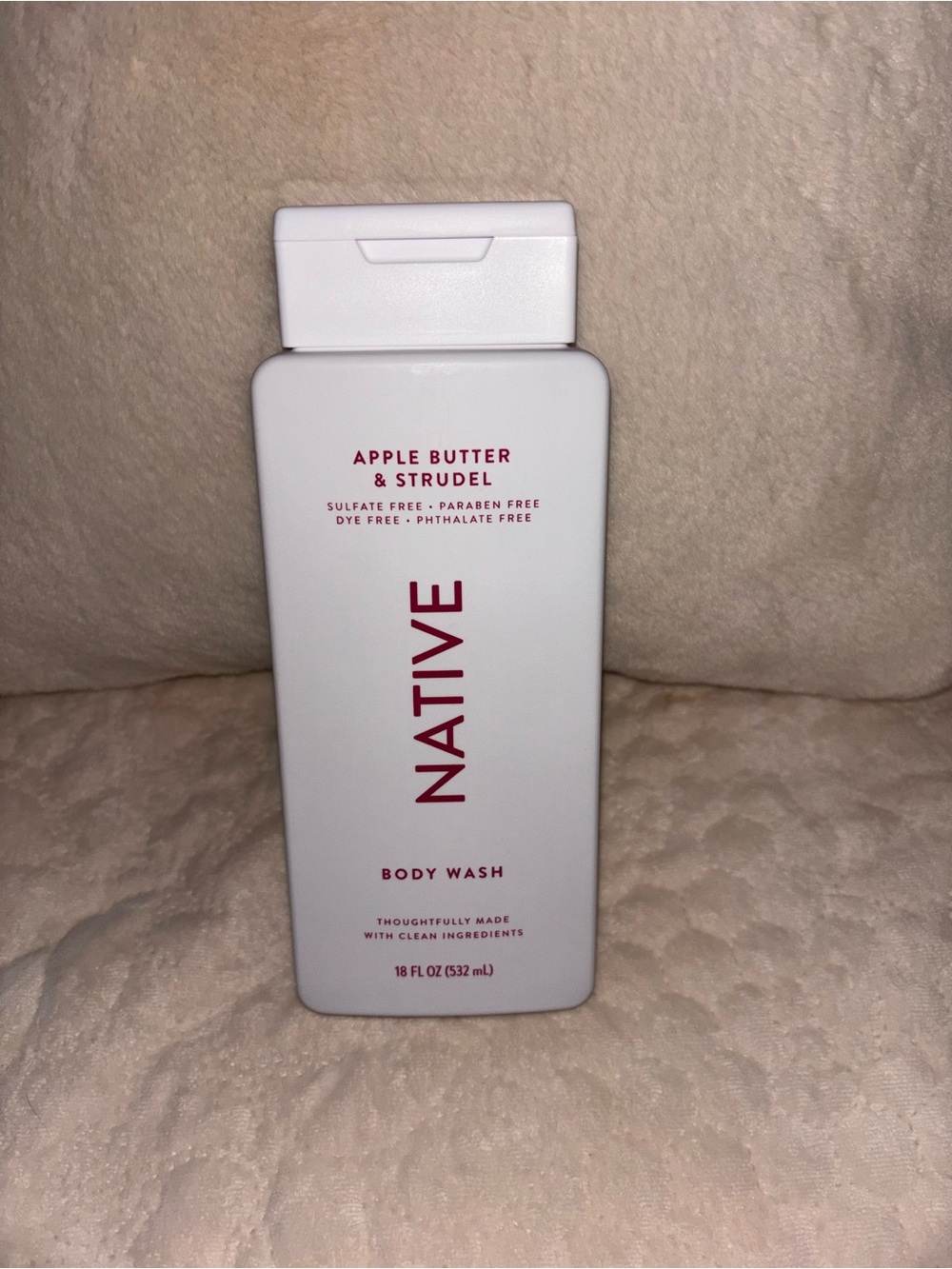 Native limited edition Apple Butter & Strudel Body Wash